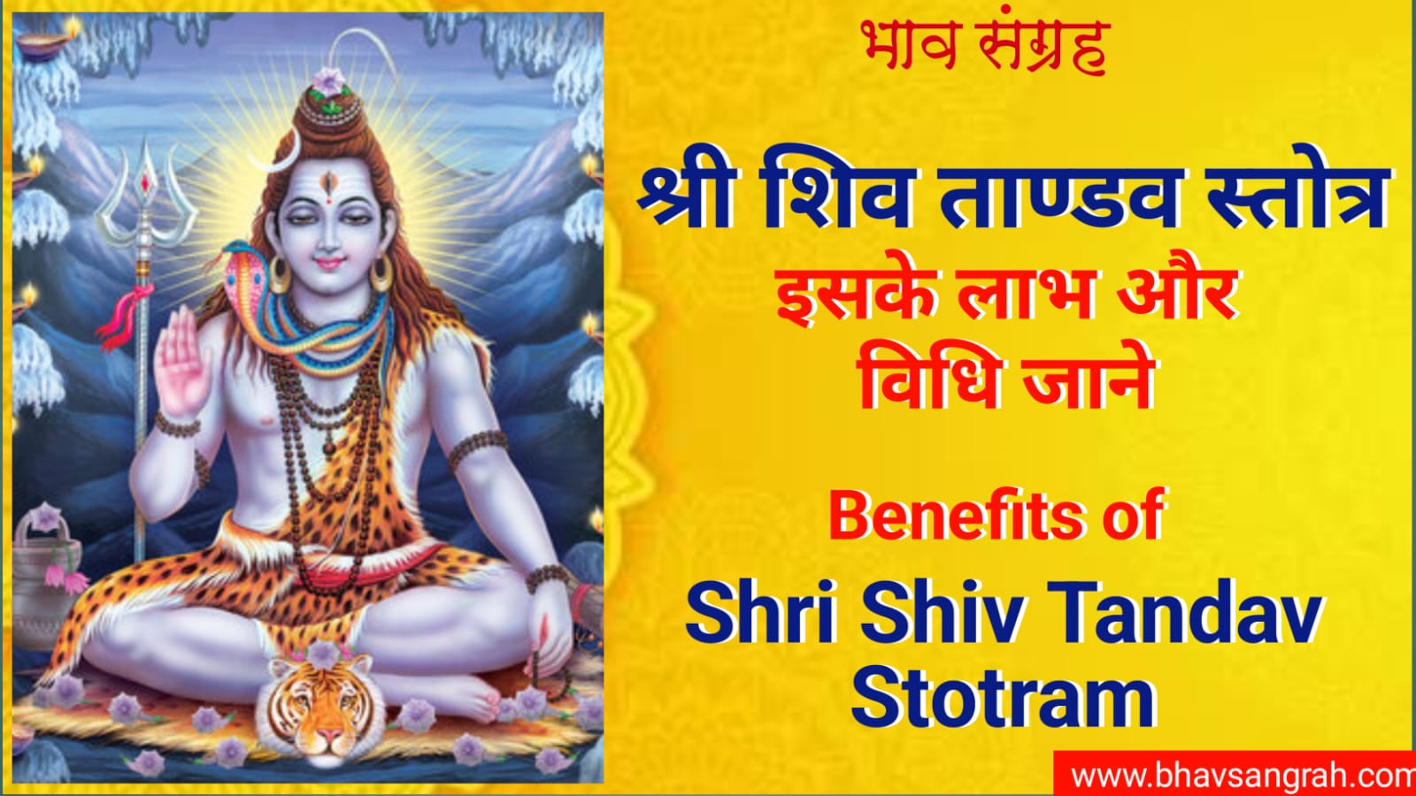 शिव ताण्डव स्तोत्र क्या है, लाभ और विधि भी जाने | What is Shiv Tandav Stotra and its Benefits in Hindi